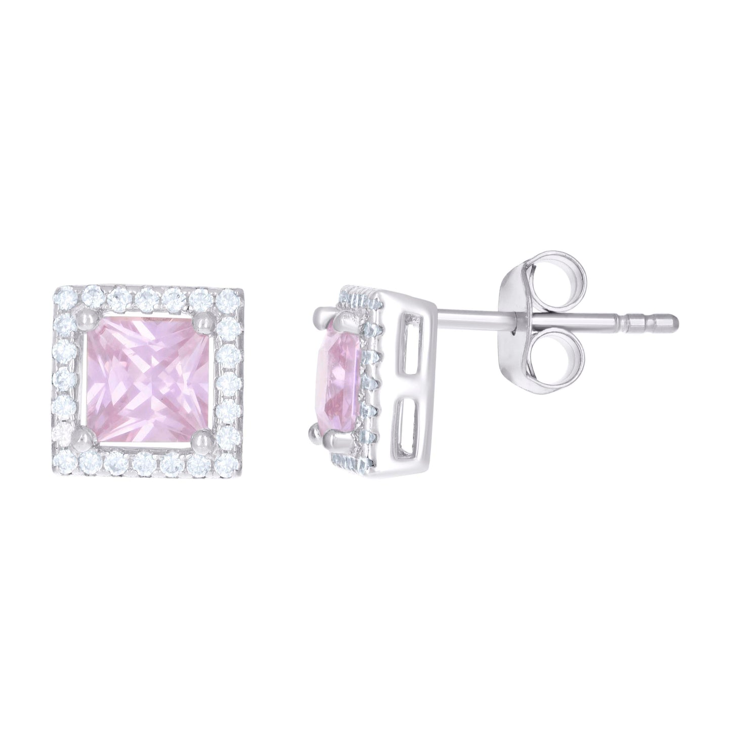 925 Sterling Silver Cz Earring