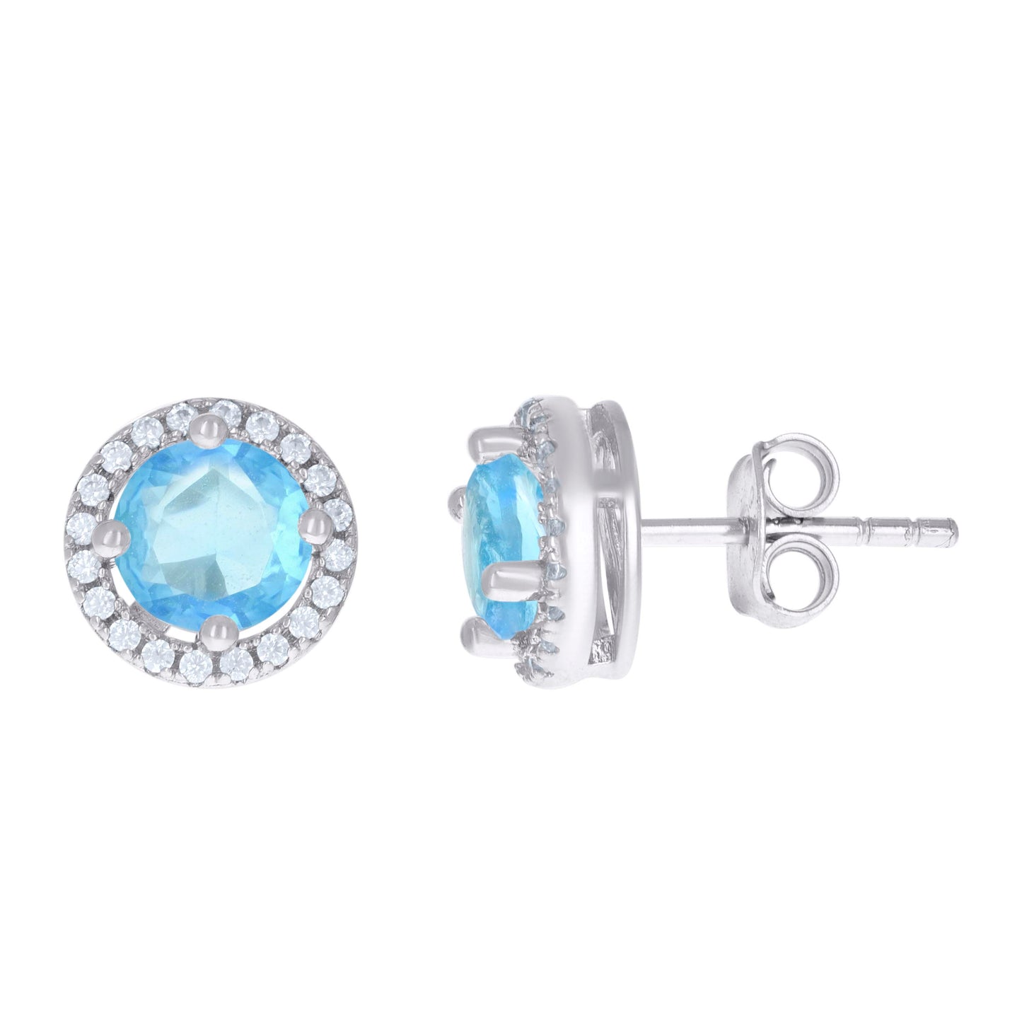 925 Sterling Silver Cz Earrings