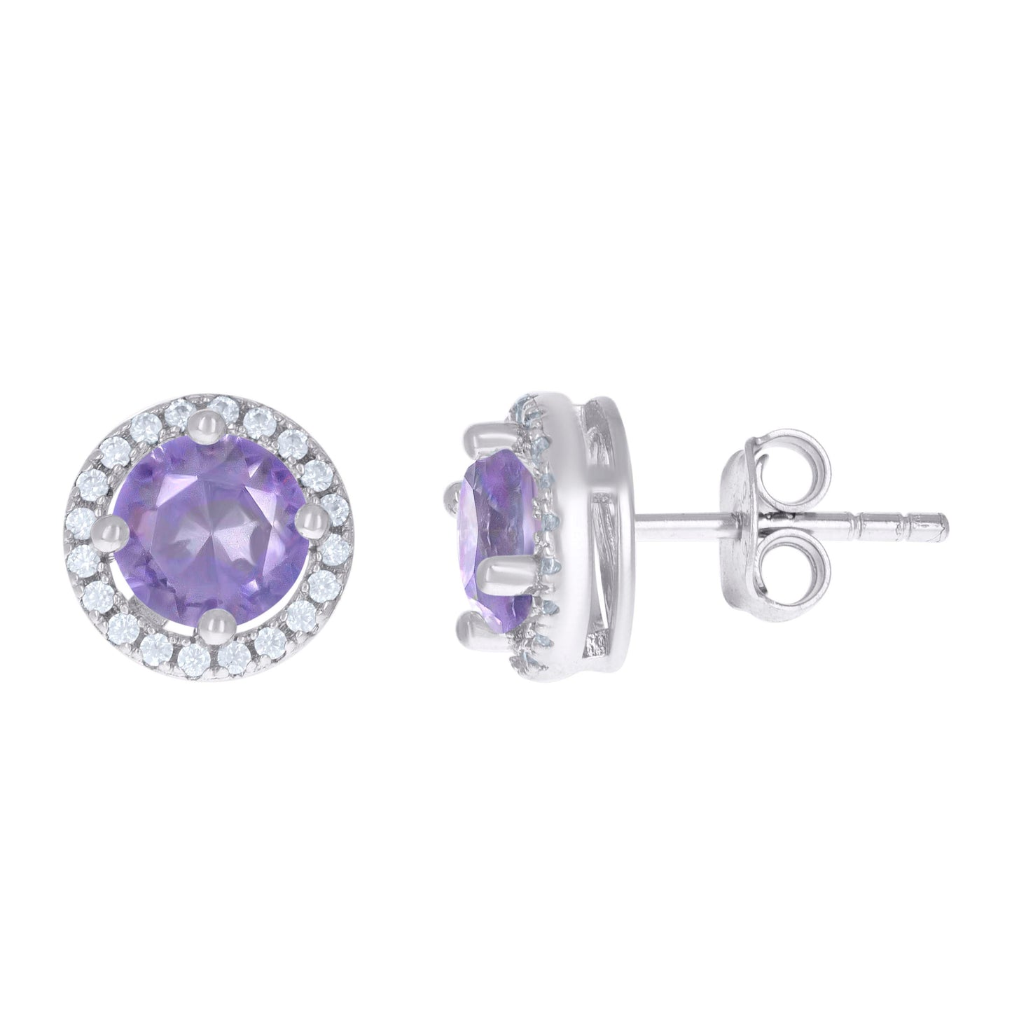 925 Sterling Silver Cz Earrings