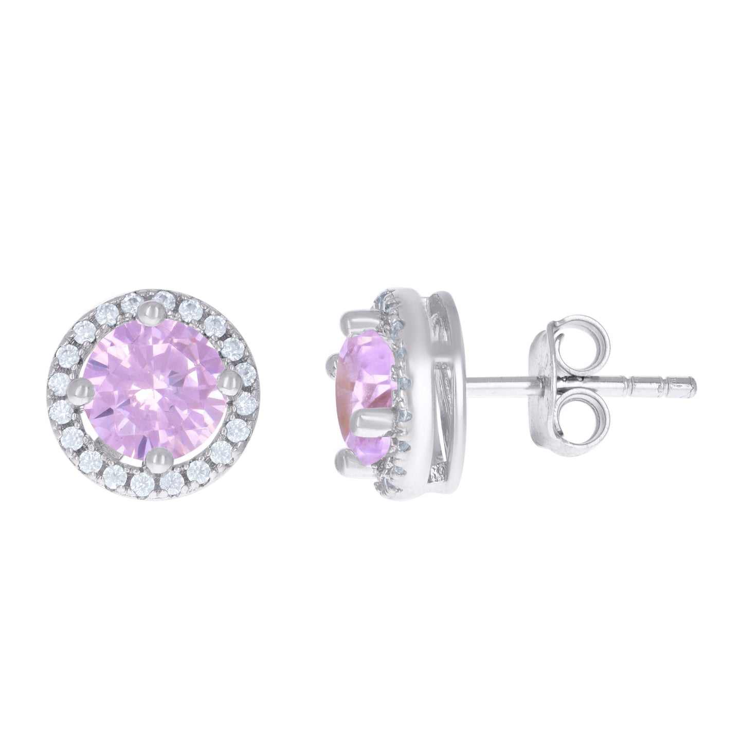 925 Sterling Silver Cz Earrings
