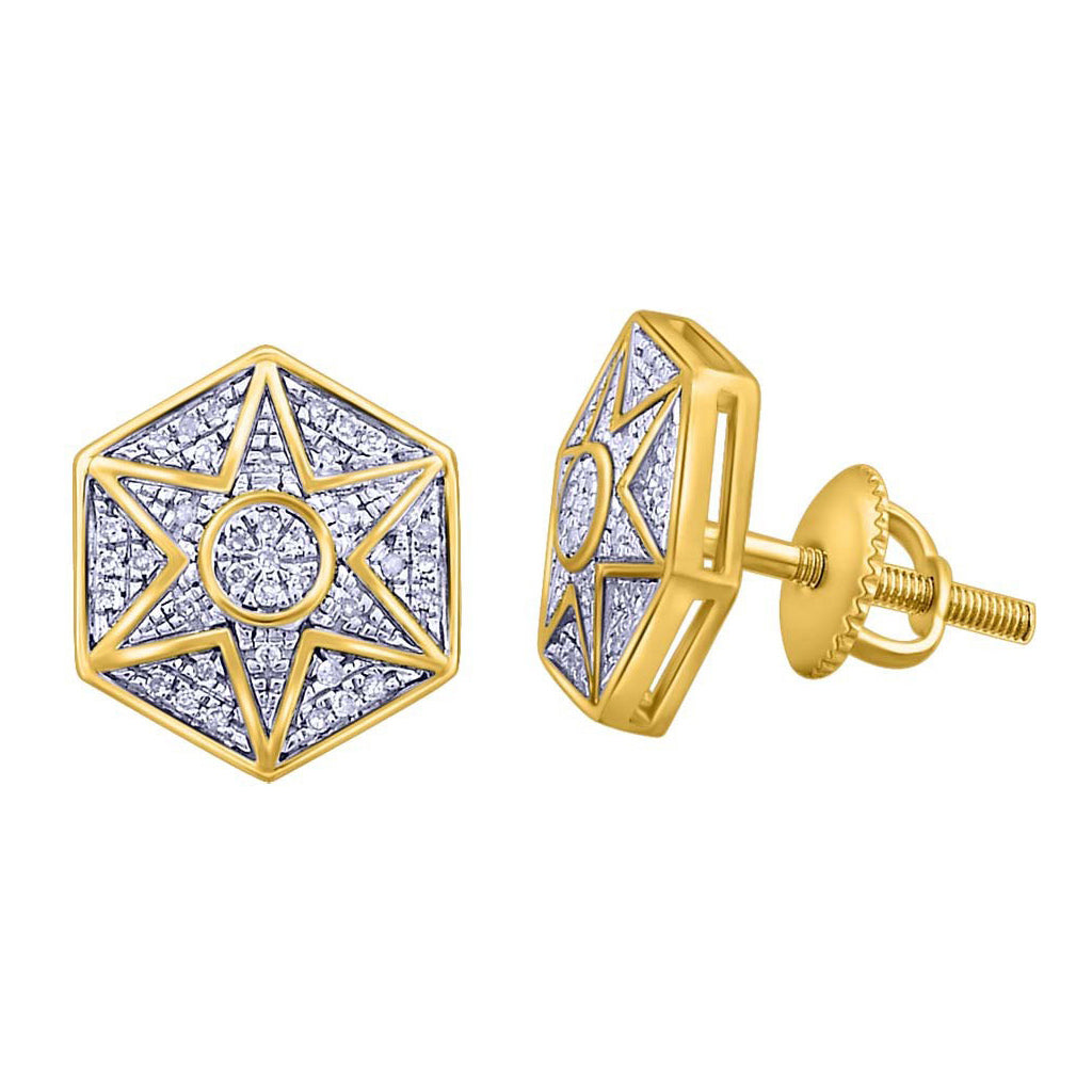 925 SS 0.17CT D-EARRING RDS MP