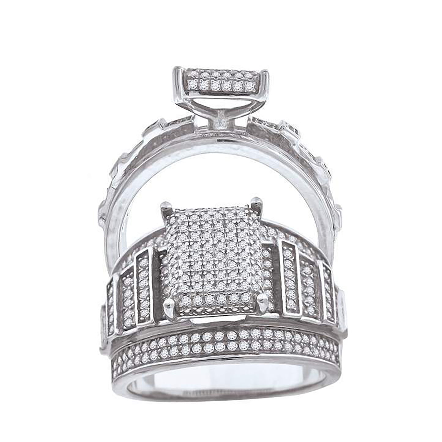 925 Fancy Cz Ring-S6