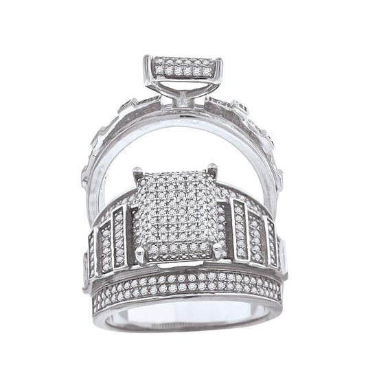 925 Fancy Cz Ring-S7