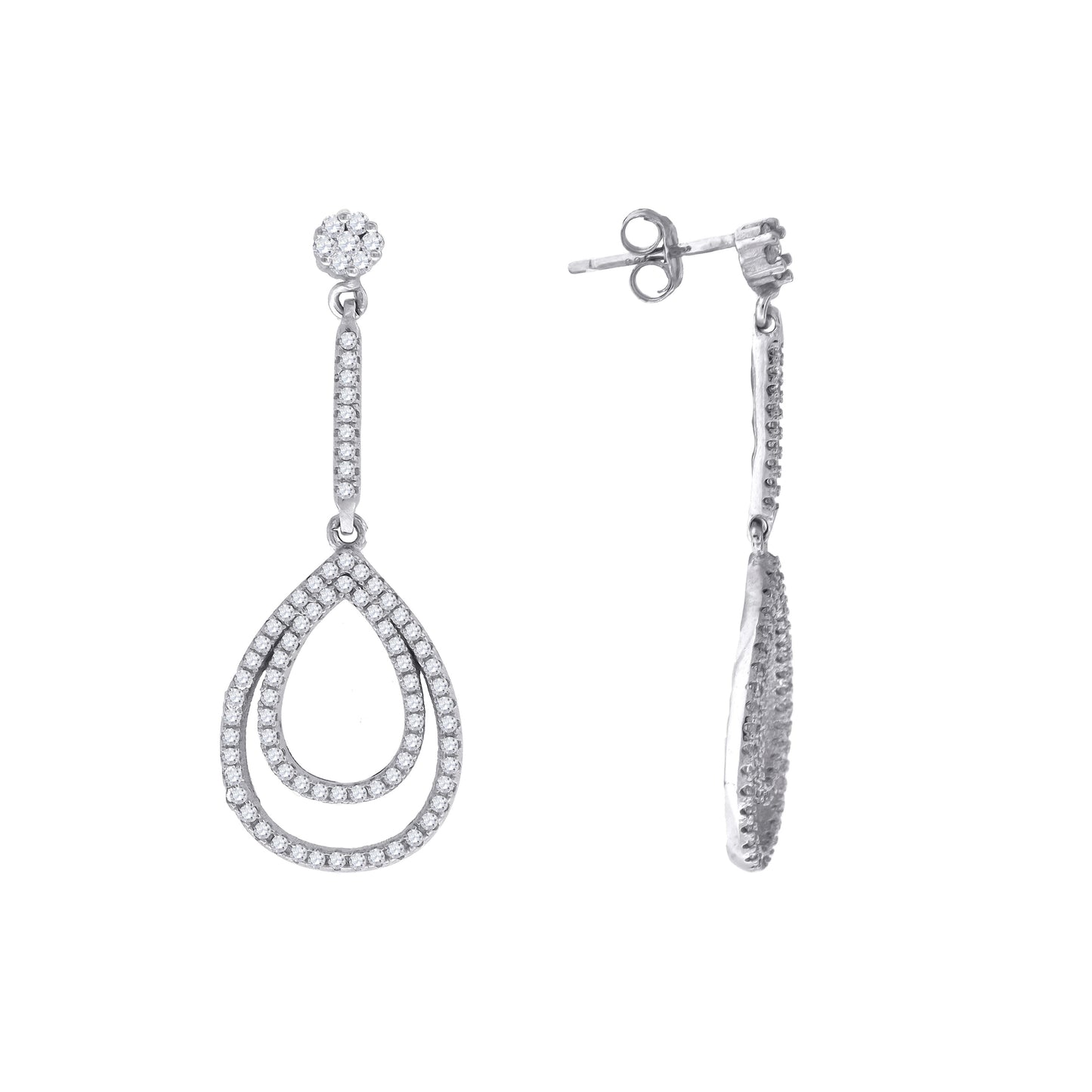 925 Fancy Cz Earring