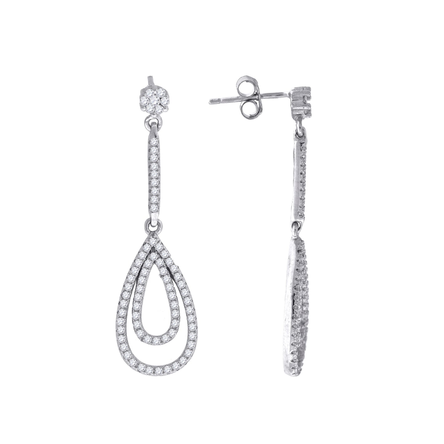 925 Fancy Cz Earring