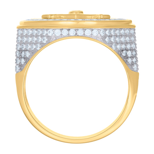 925 Sterling Silver Cz Ring S8