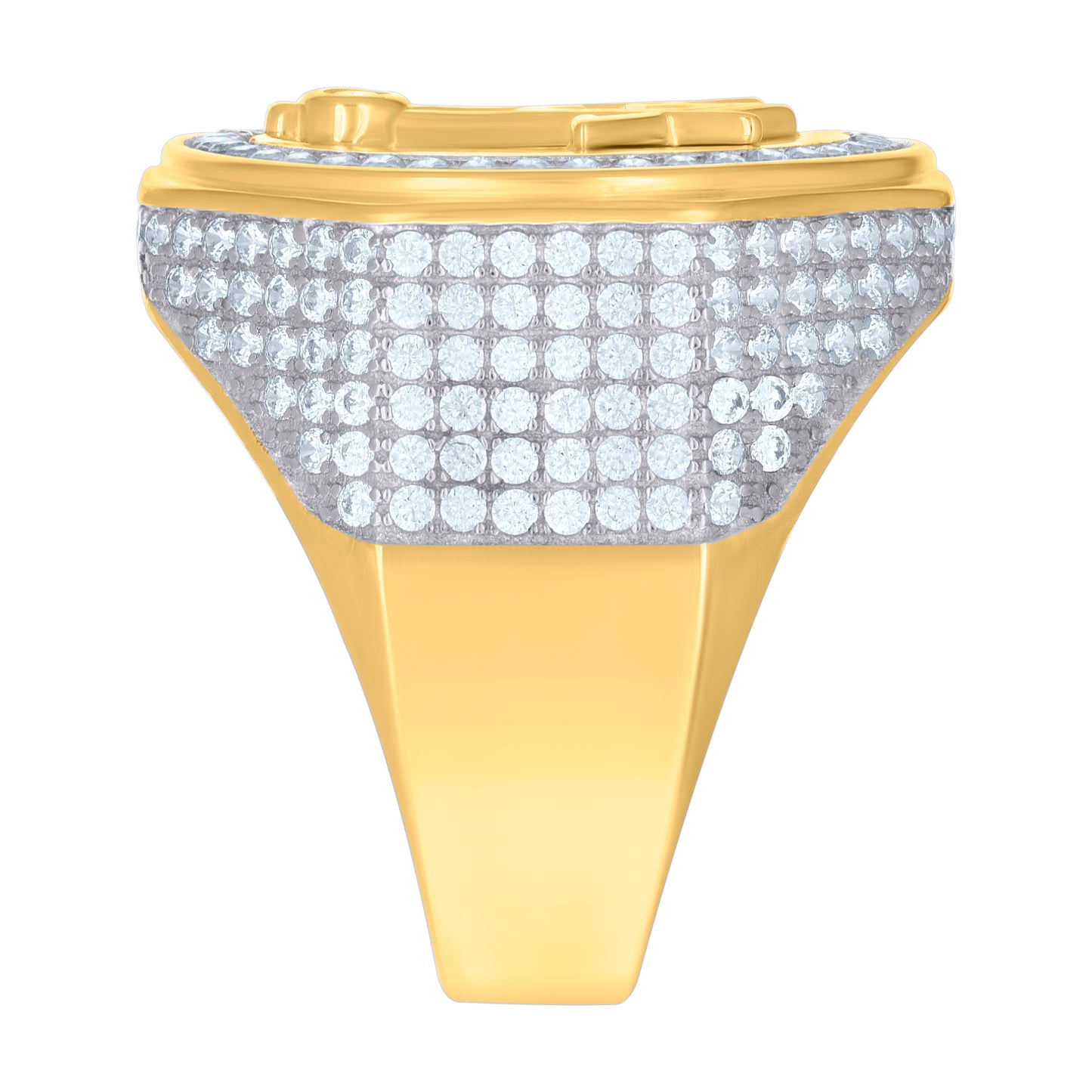 925 Sterling Silver Cz Ring S8