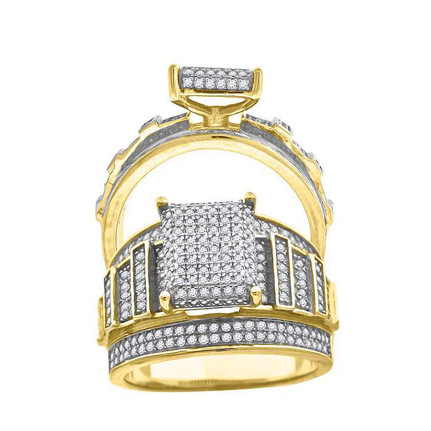 925 Fancy Cz Ring-S7