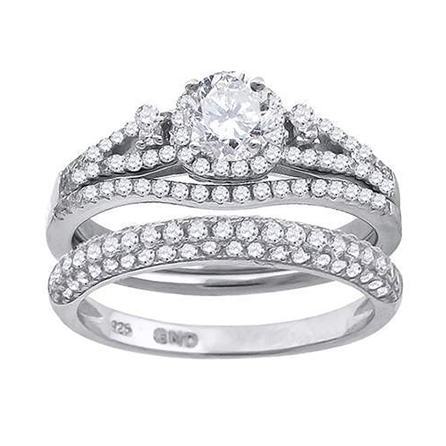 925 Trio Cz Ring-S6