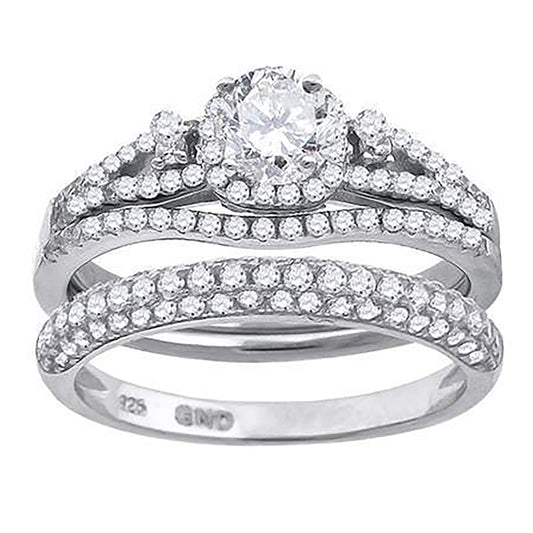 925 Trio Cz Ring-S6