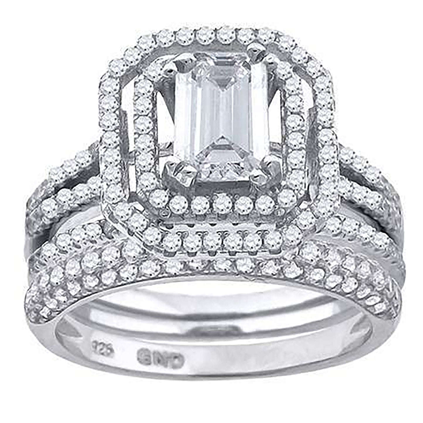 925 Trio Cz Ring-S6