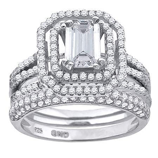 925 Trio Cz Ring-S6