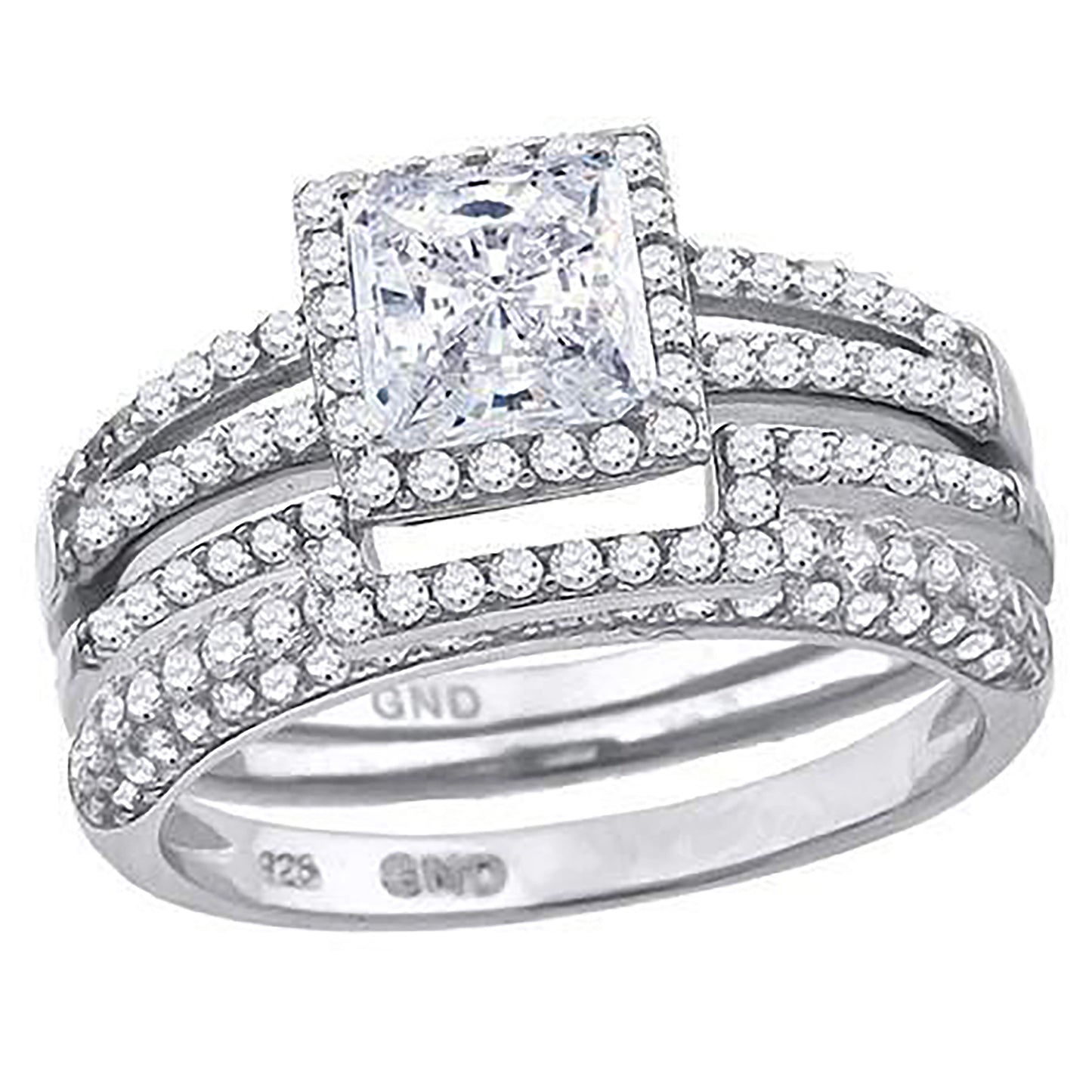 925 Trio Cz Ring-S6