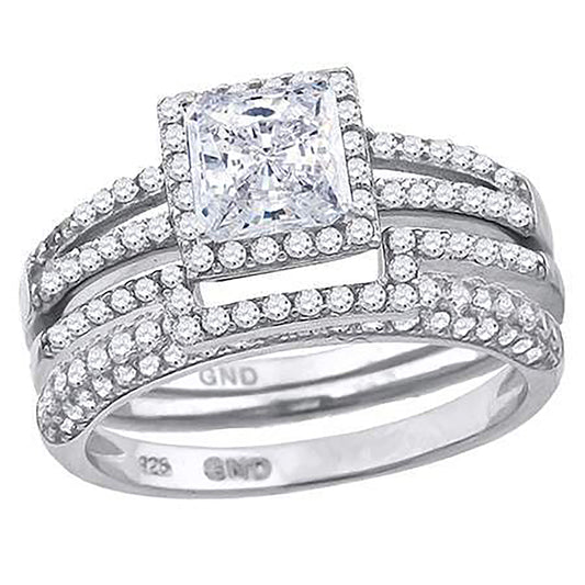 925 Trio Cz Ring-S6