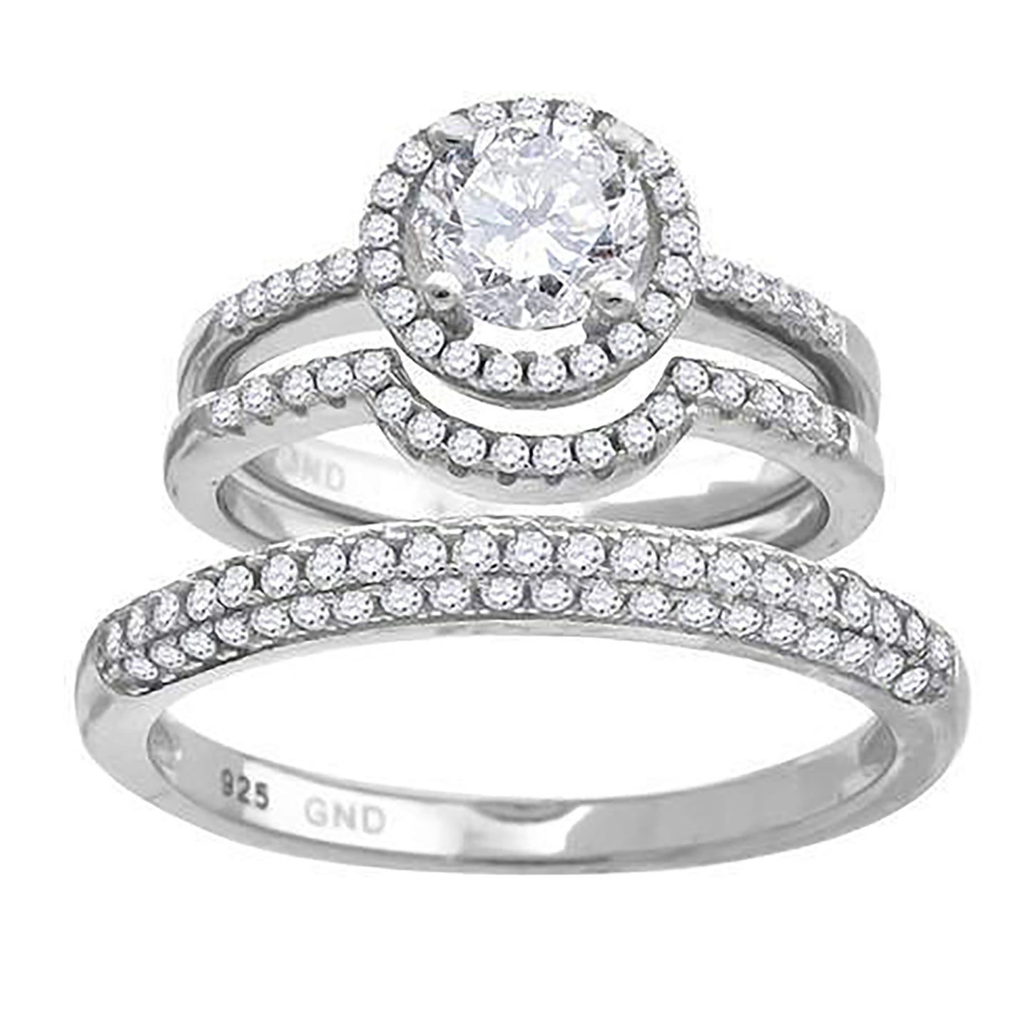 925 Trio Cz Ring-S6