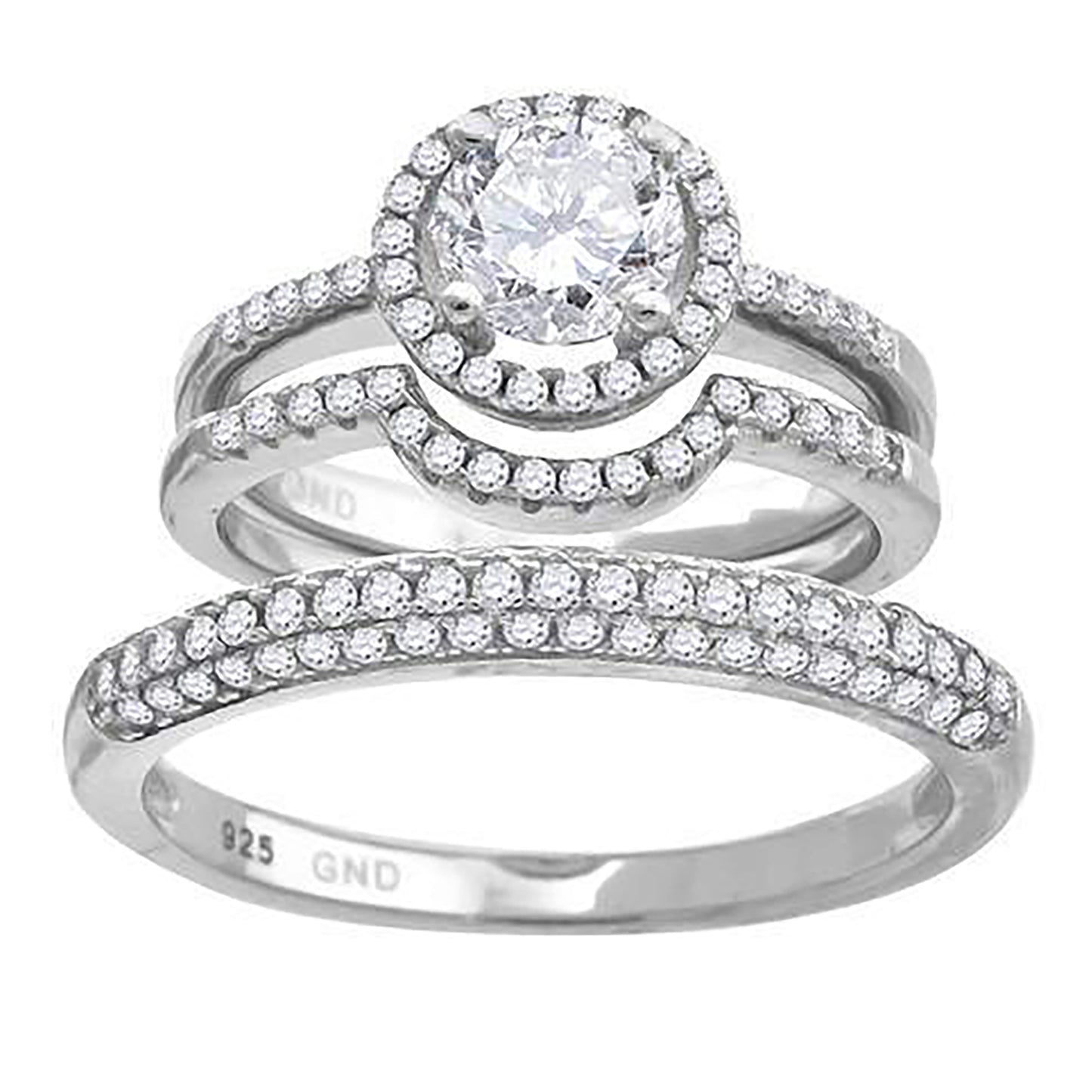 925 Trio Cz Ring-S6