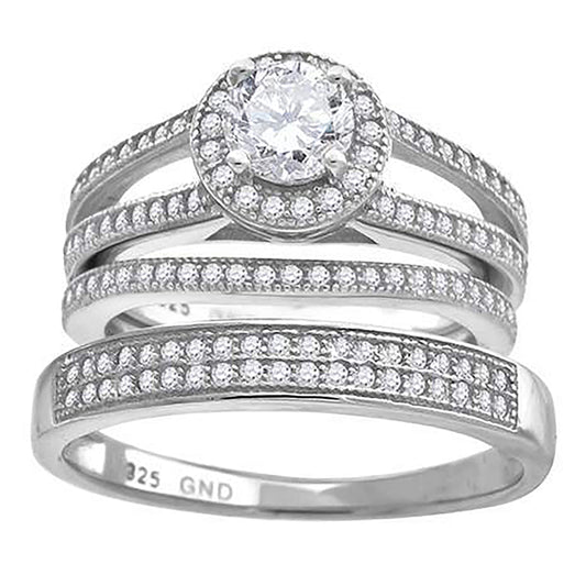 925 Trio Cz Ring-S6