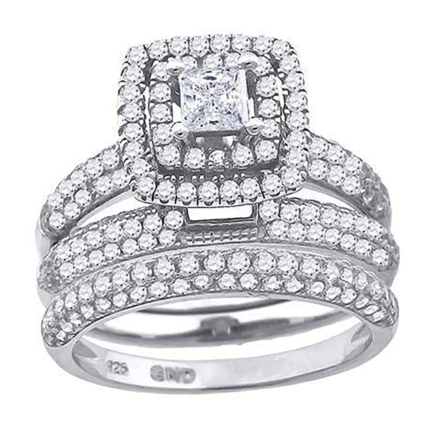 925 Trio Cz Ring-S6