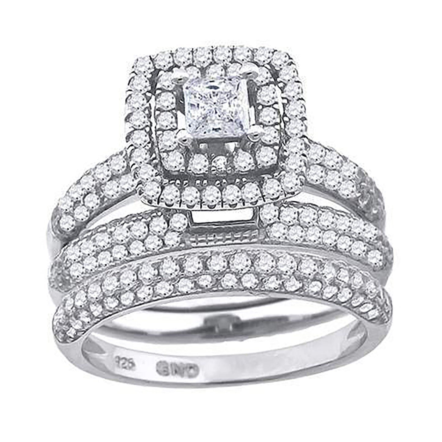 925 Trio Cz Ring-S6