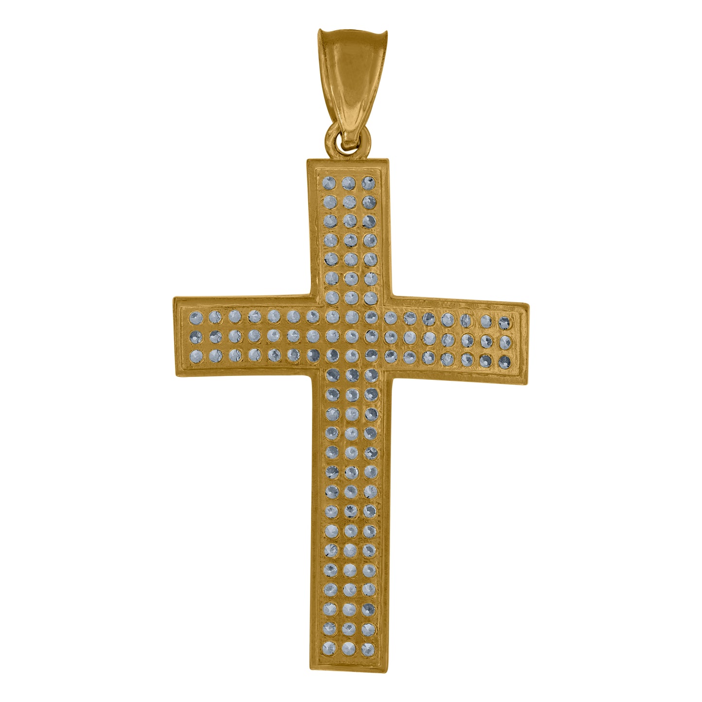 10Kt Gold Cz Pendant