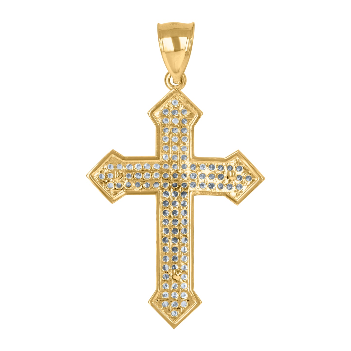 10Kt Gold Cz Pendant