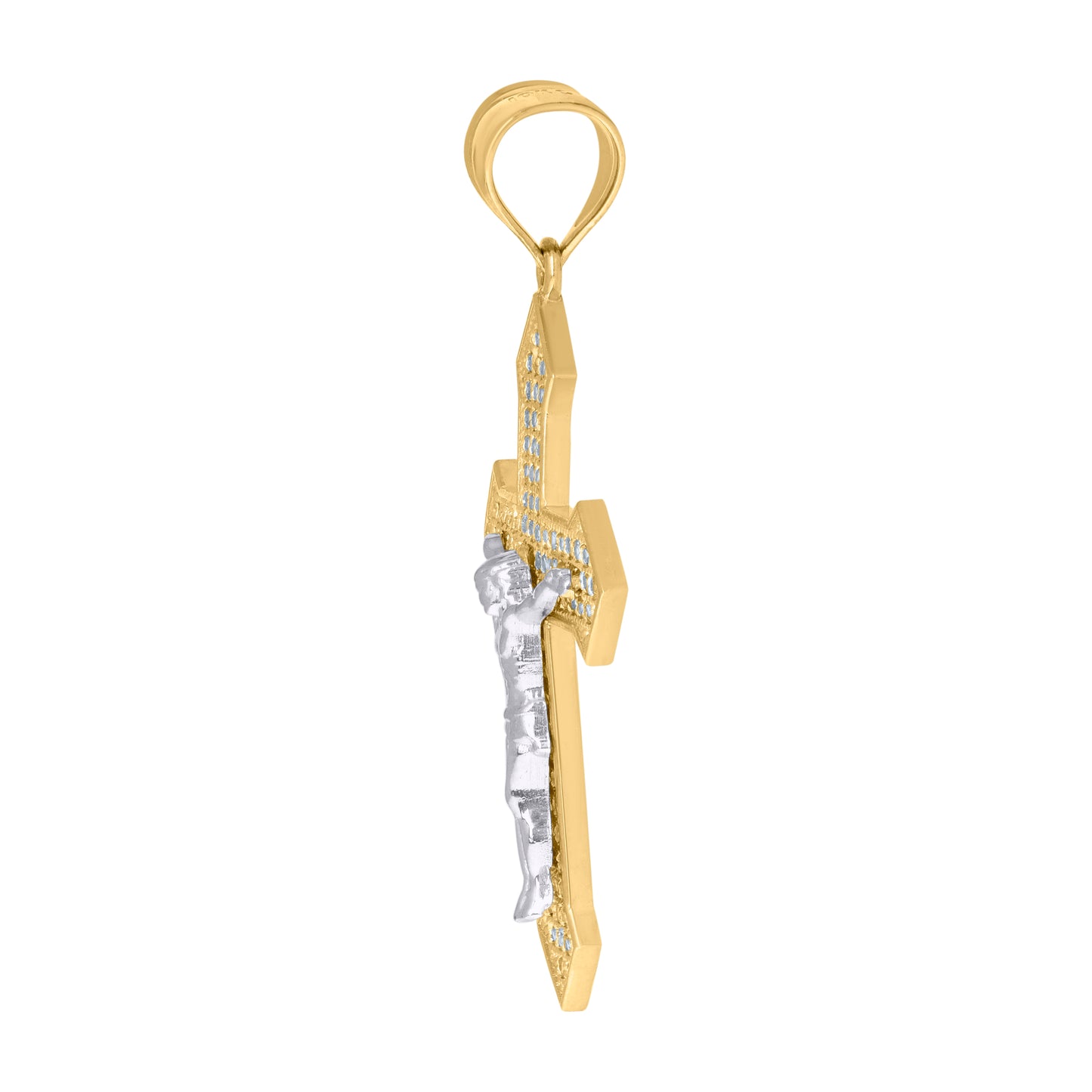 10Kt Gold Cz Pendant