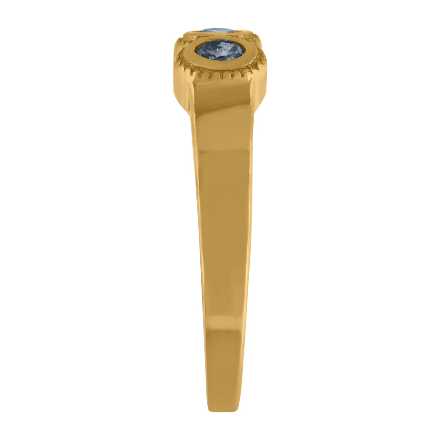 10Kt Gold Cz Baby Ring