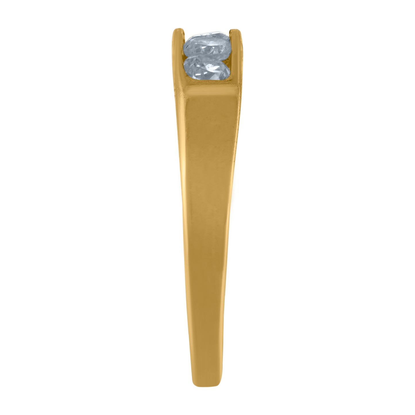 10Kt Gold Cz Baby Ring