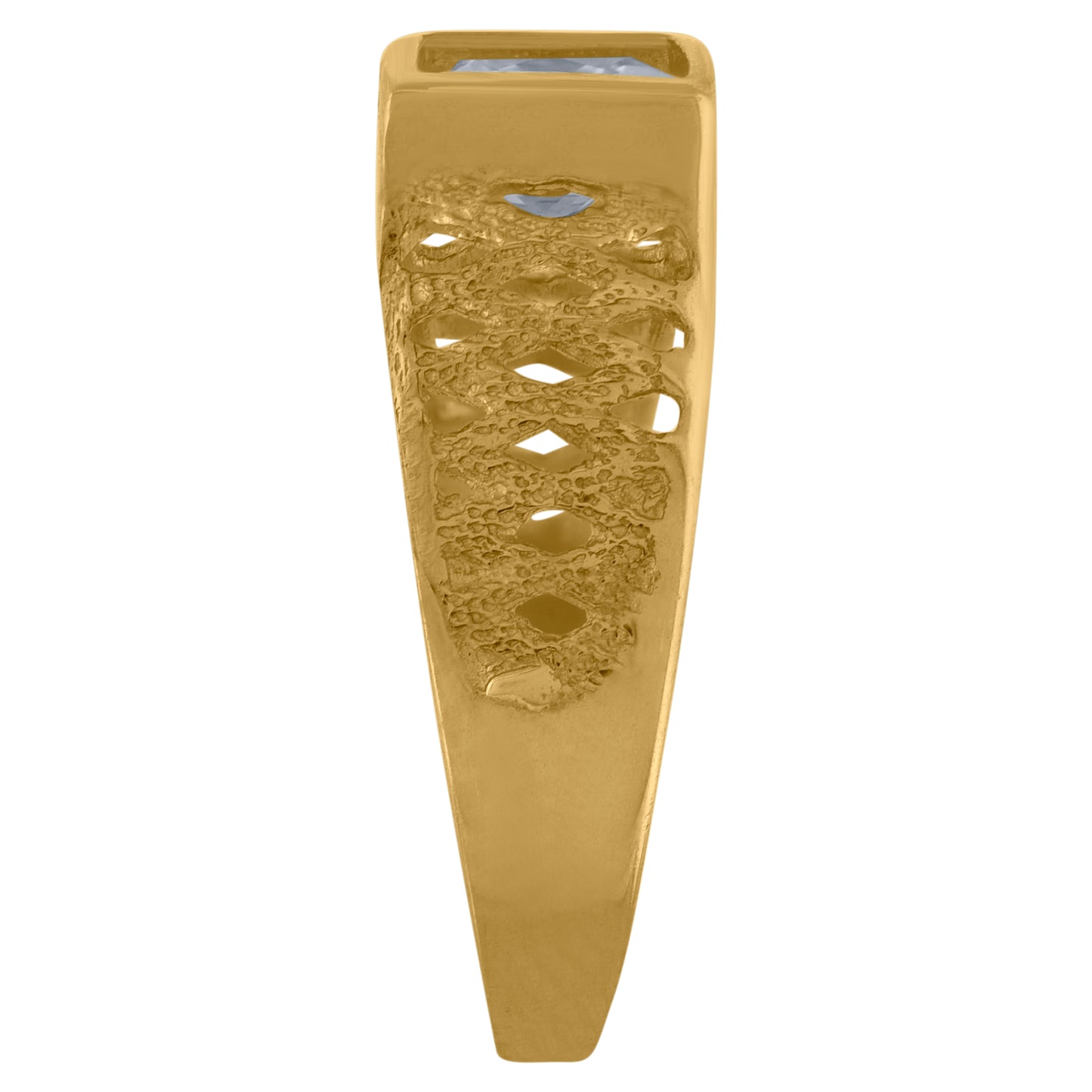10Kt Gold Cz Baby Ring