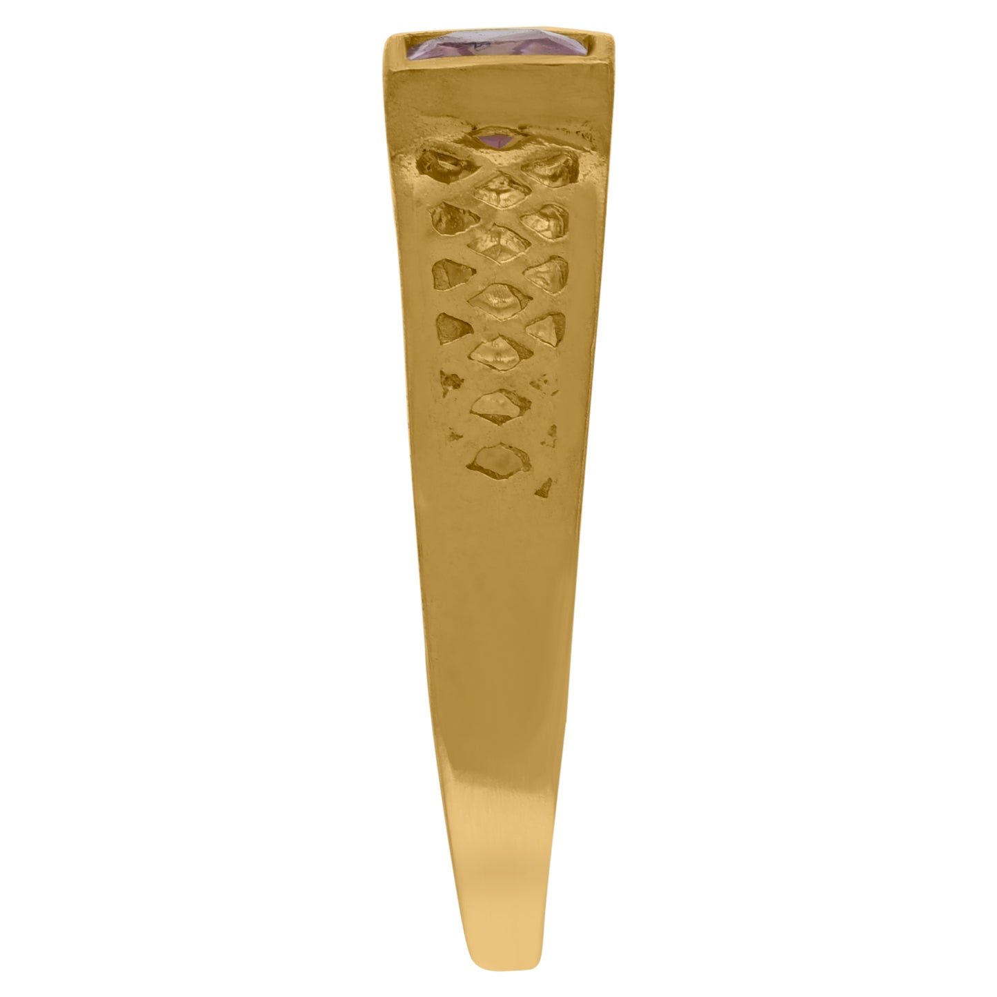 10Kt Gold Cz Baby Ring