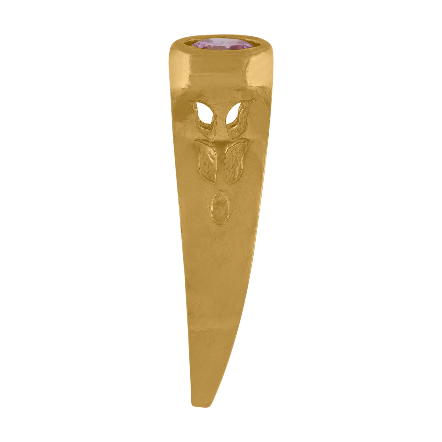 10Kt Gold Cz Baby Ring