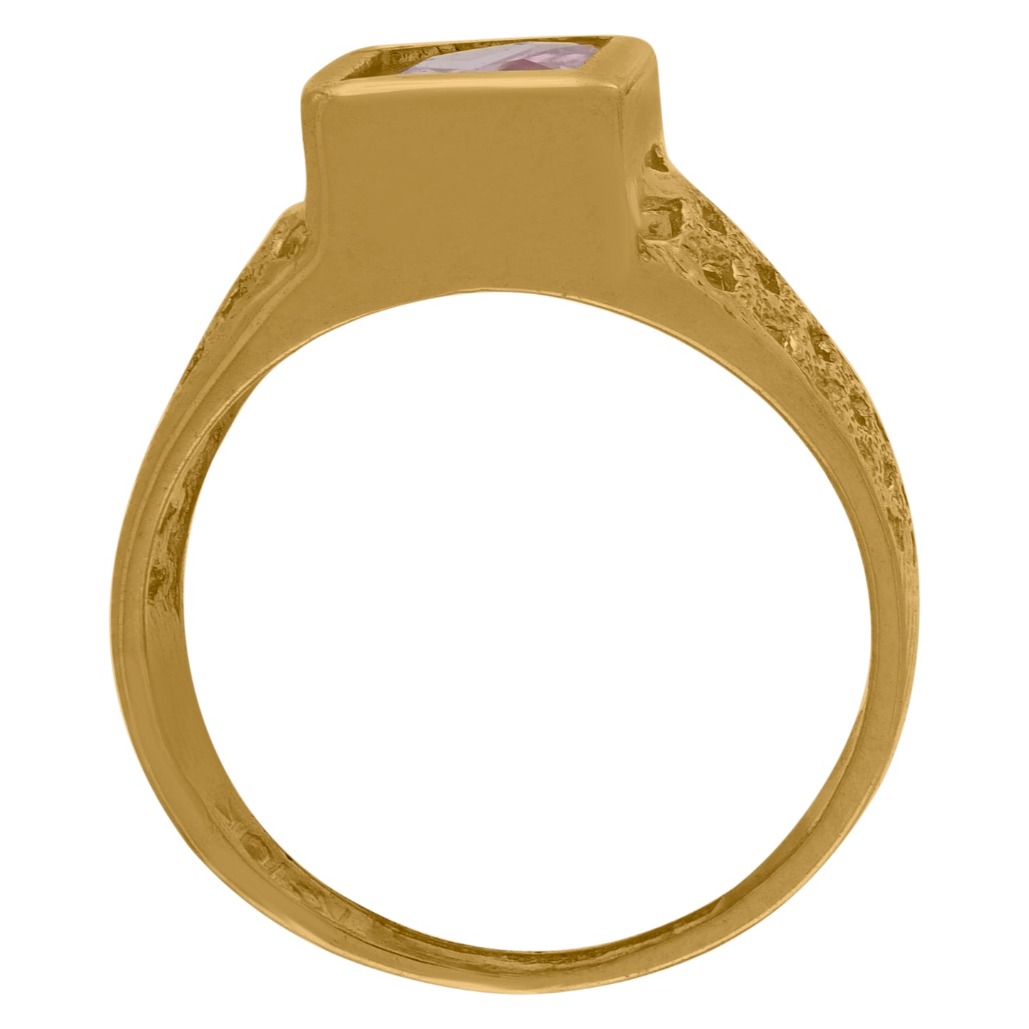 10Kt Gold Cz Baby Ring