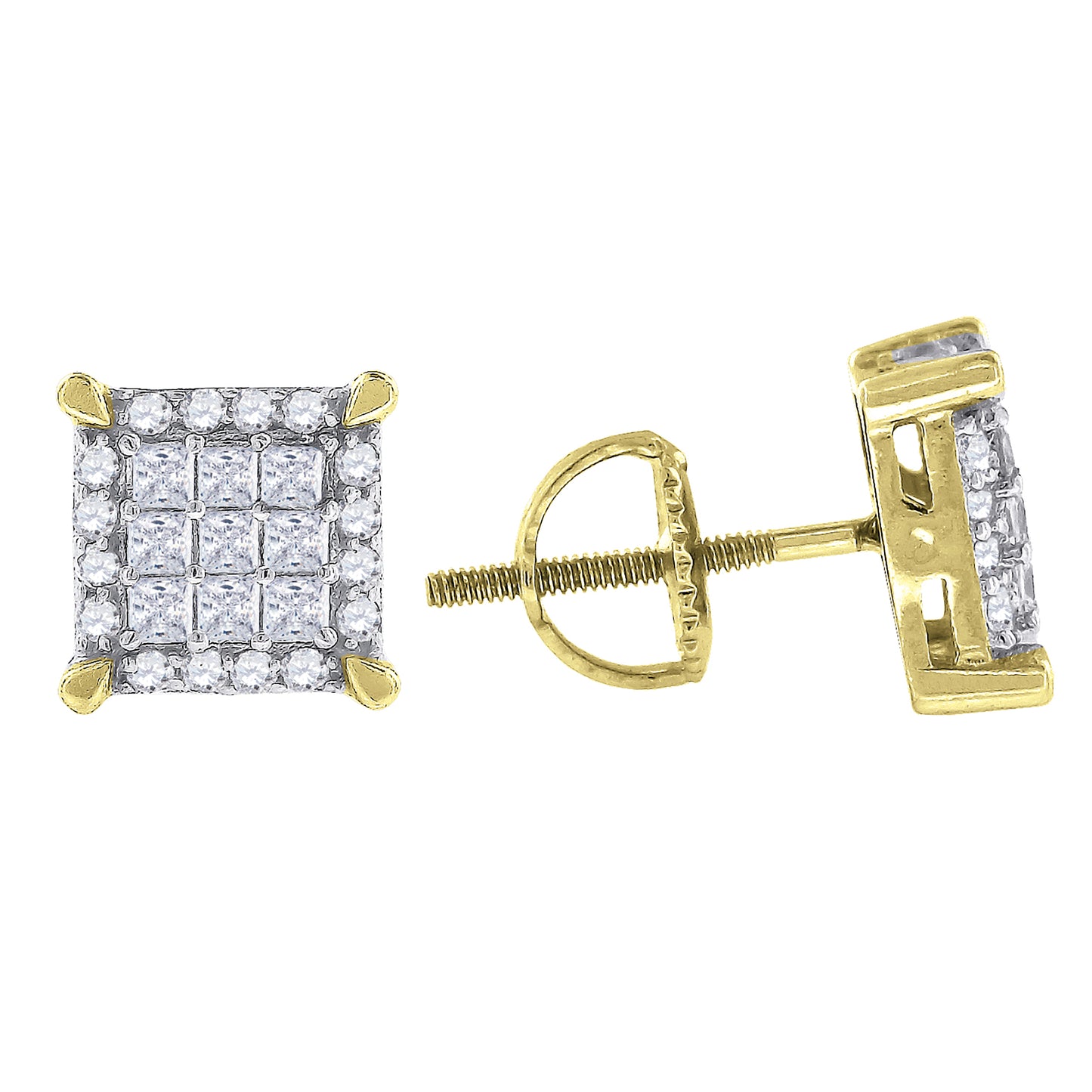 925 Sterling Silver Cz Earrings