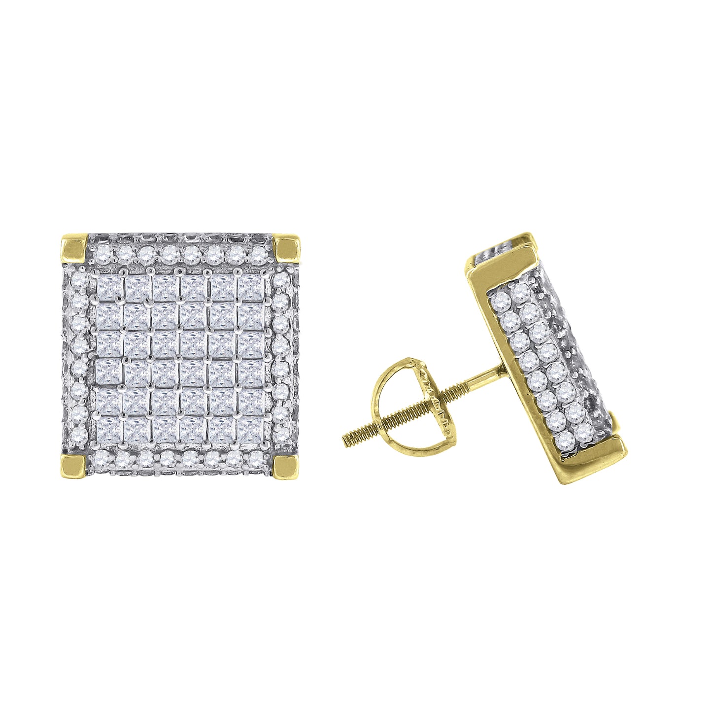 925-Cz Invisible Earring