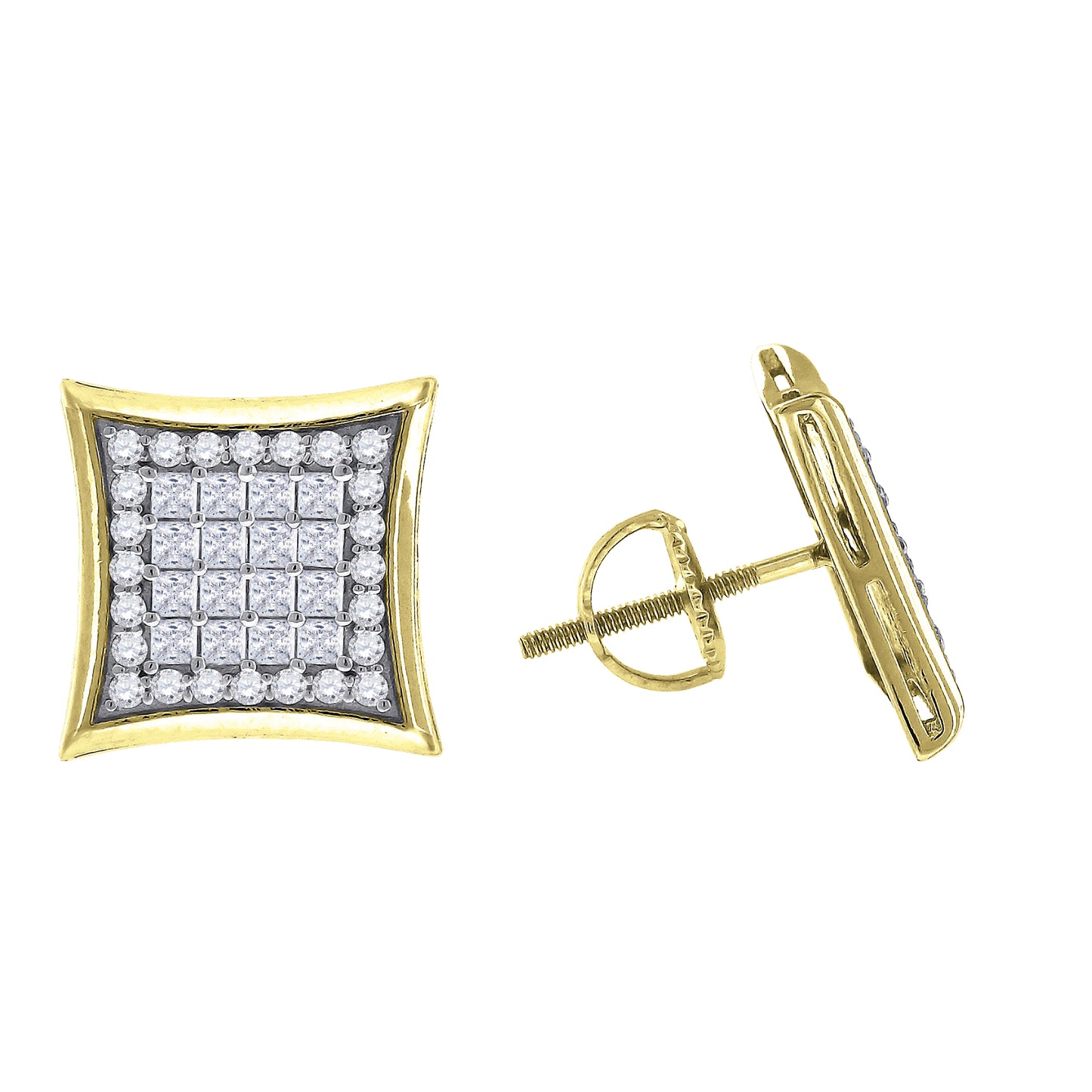 925-Cz Invisible Earring
