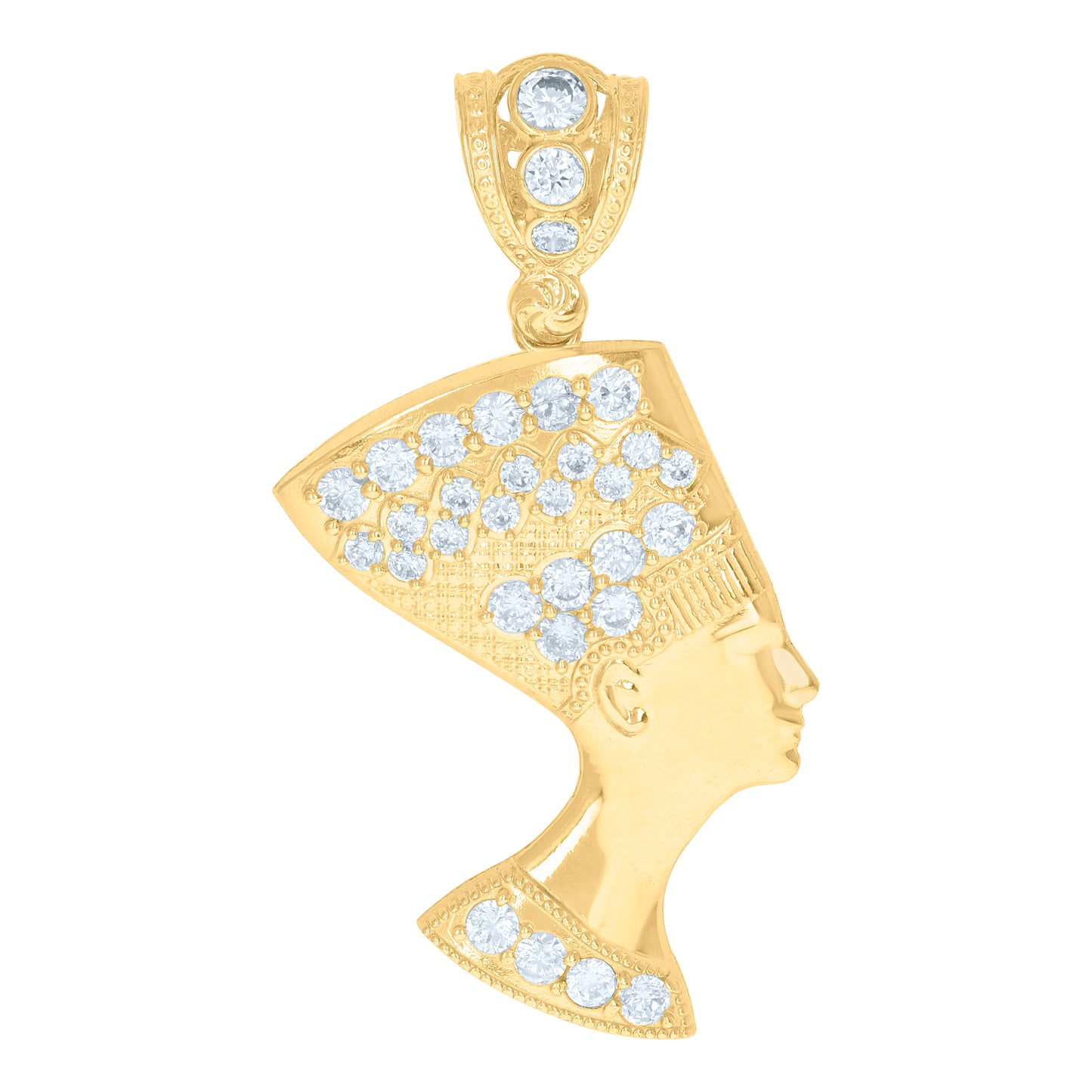 10Kt Gold Cz Pendant