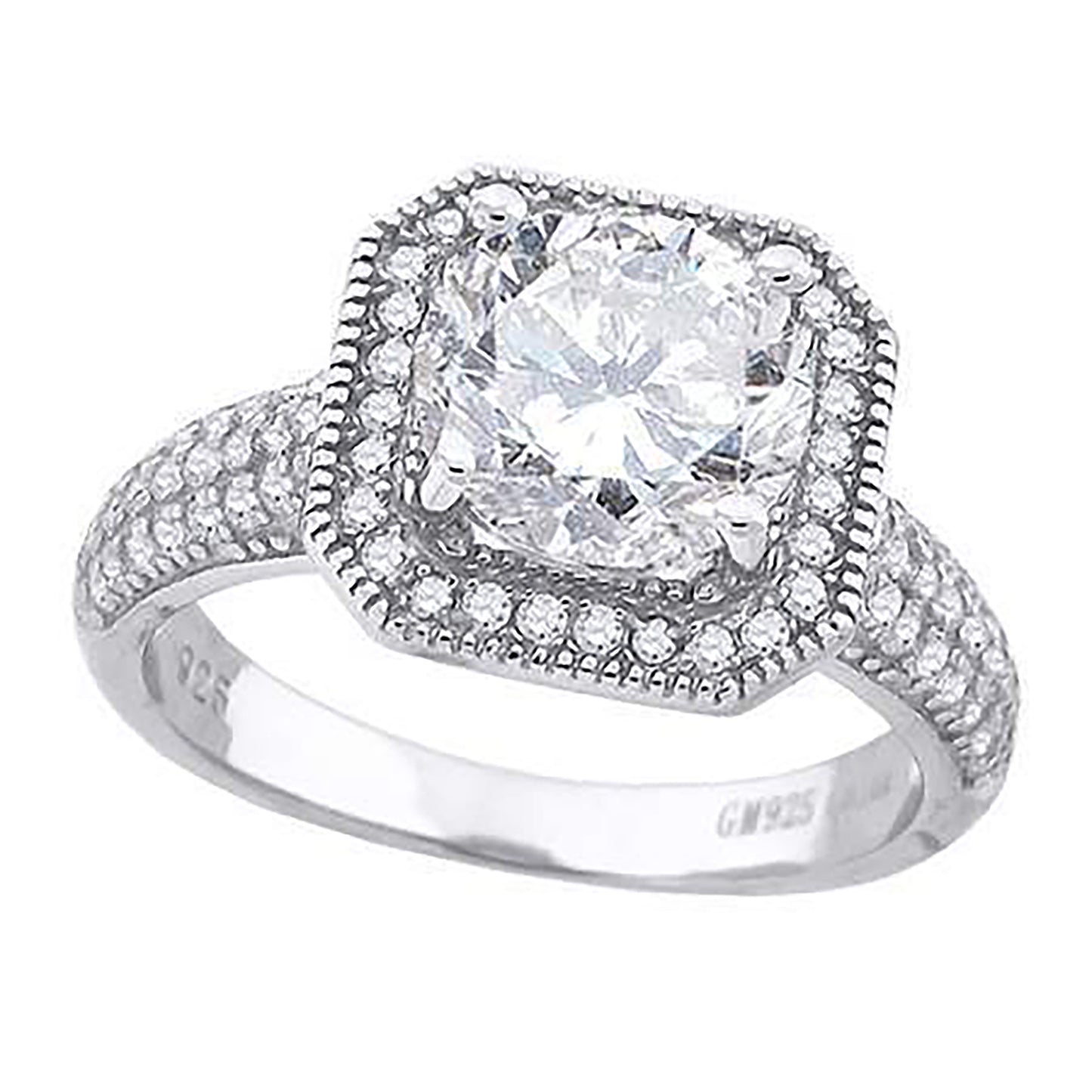 925-Cz Fashion Ring-Sz6