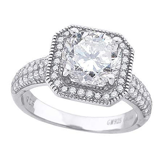 925-Cz Fashion Ring-Sz6