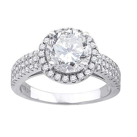 925-Cz Fashion Ring-Sz6