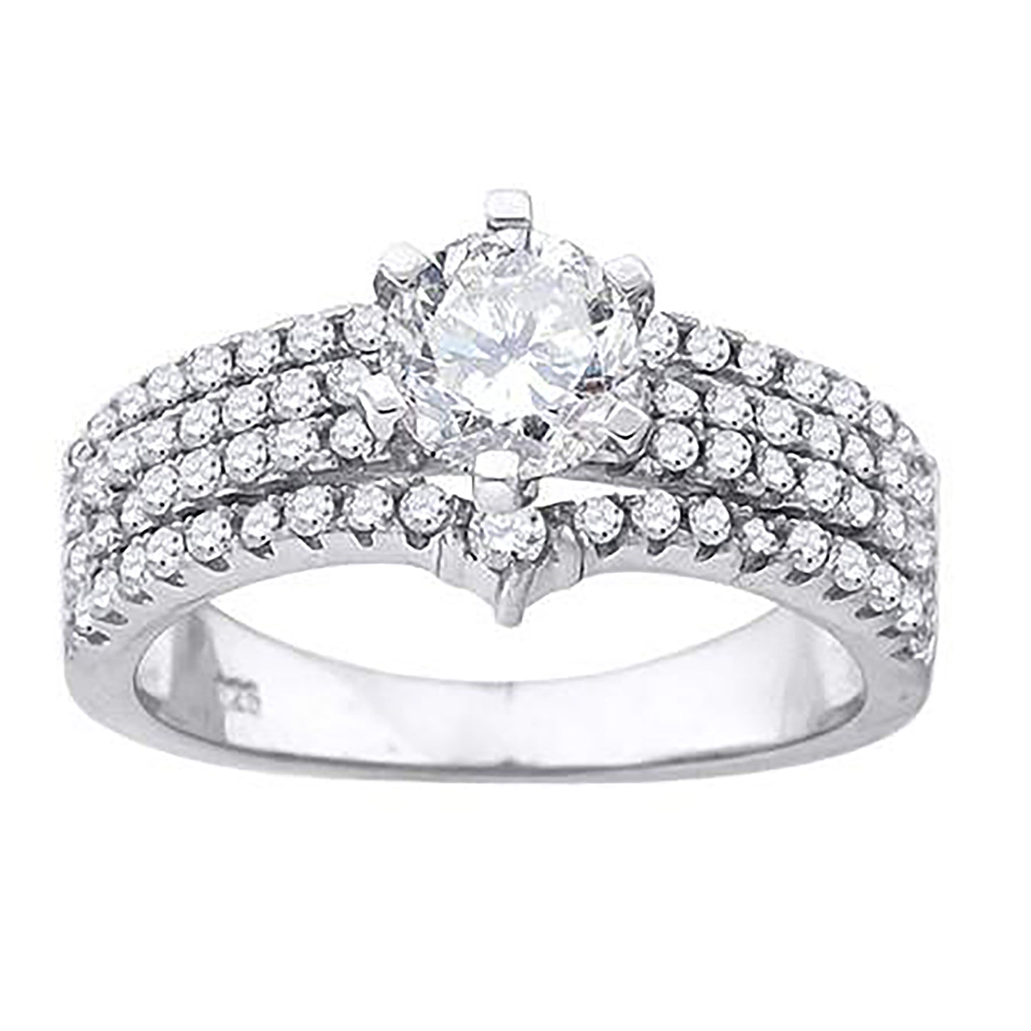 925-Cz Fashion Ring-Sz6