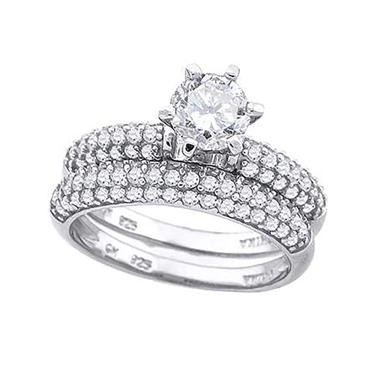 925-Cz Fashion Ring-Sz6