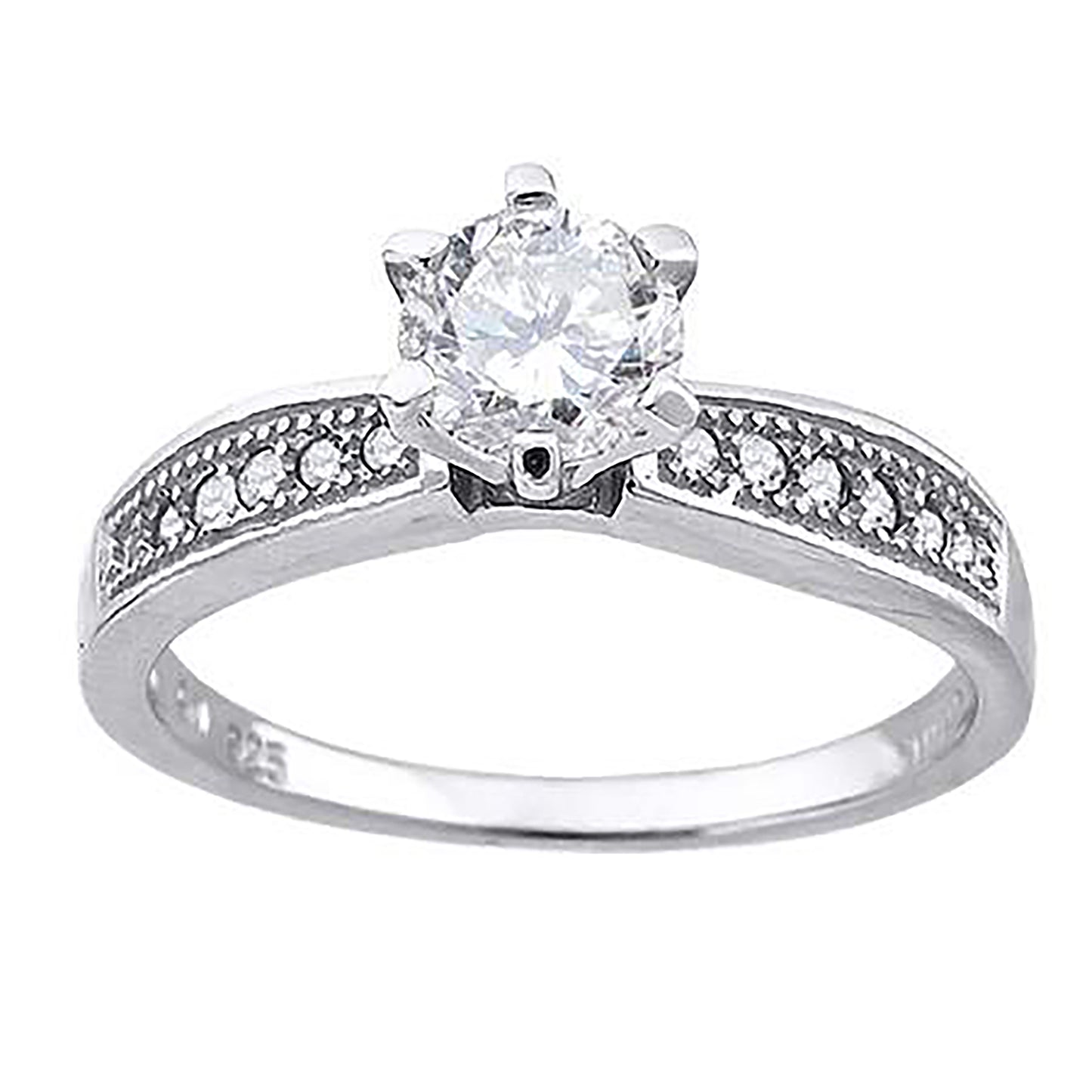 925-Cz Fashion Ring-Sz6