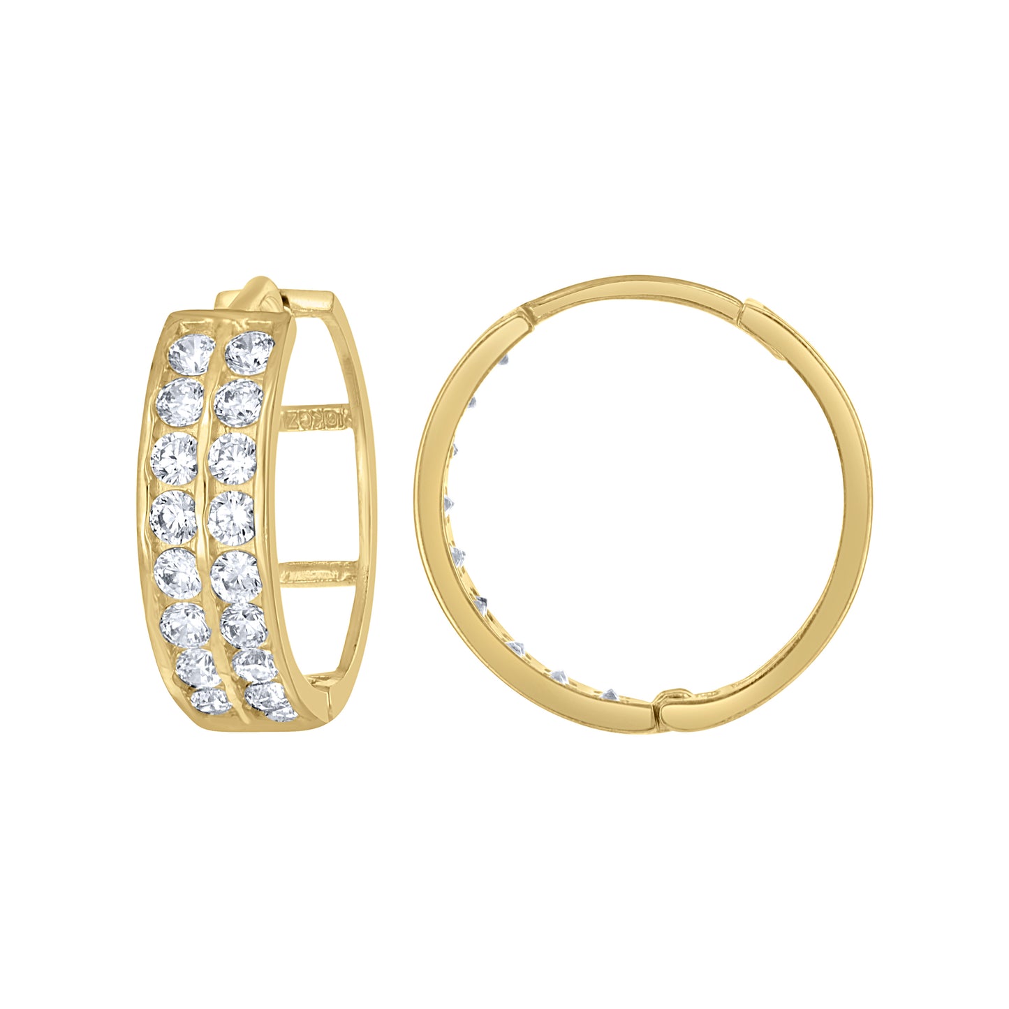 10Kt Gold Hoop Earrings