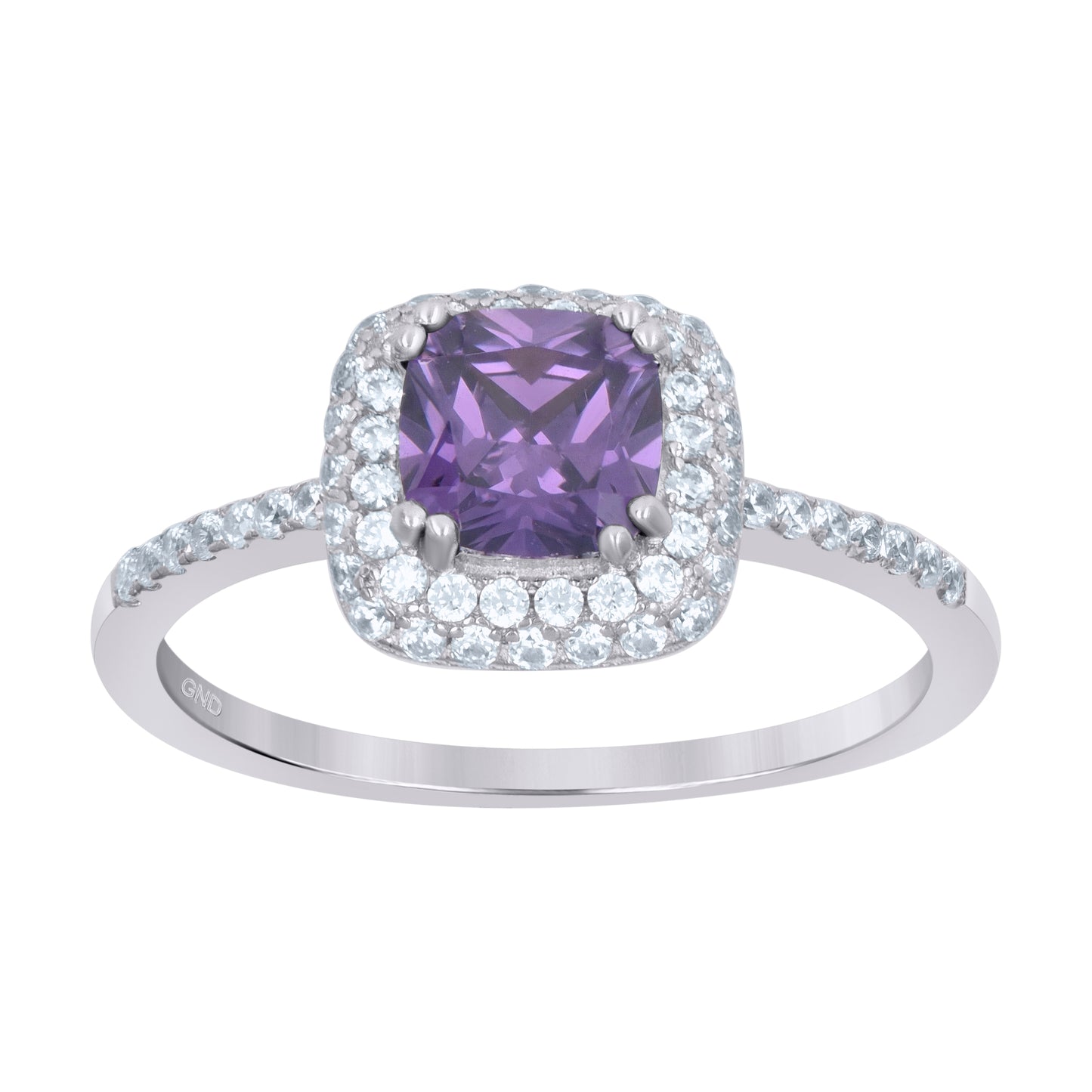 925 Sterling Silver Cz Ring S6