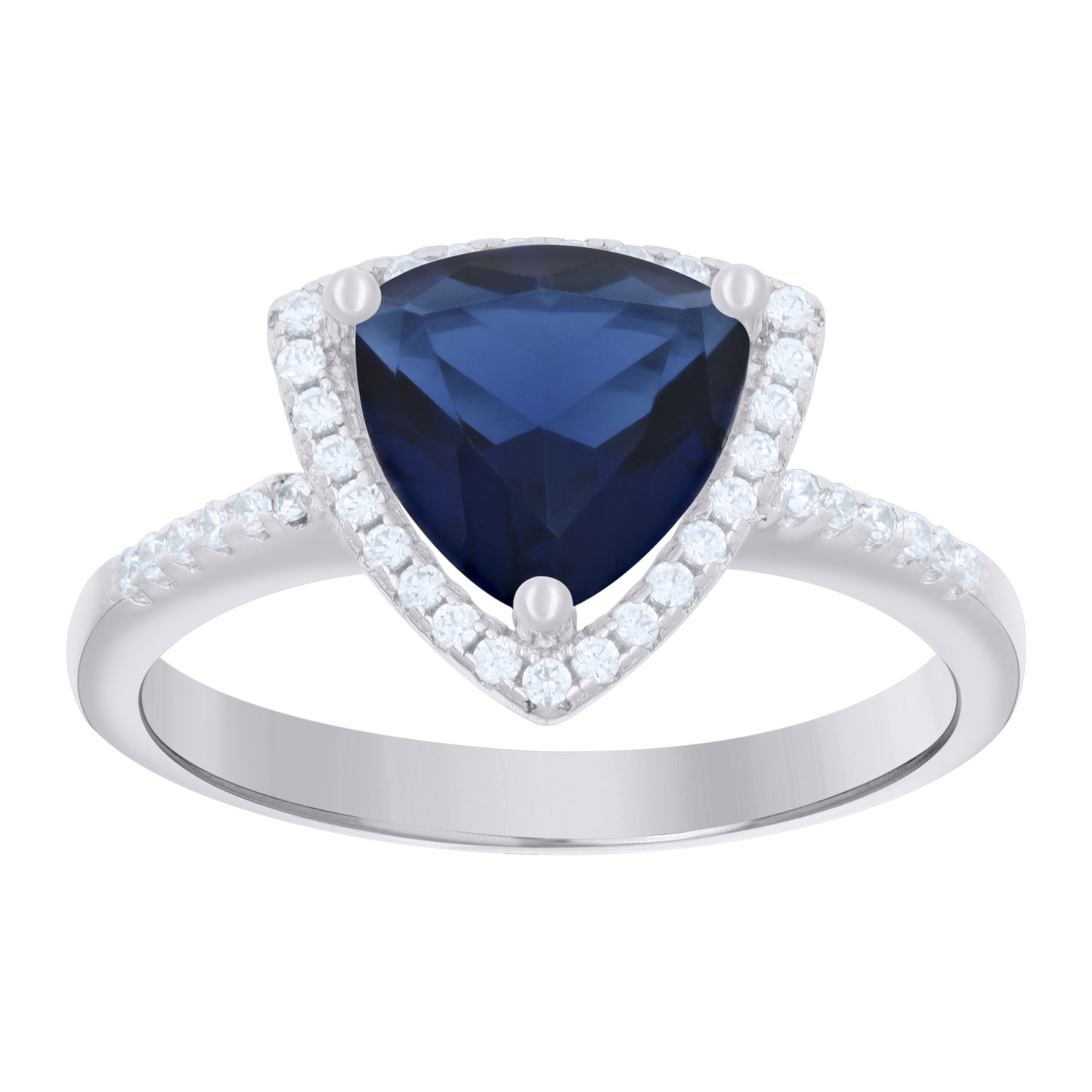 925 Sterling Silver Cz Ring S6