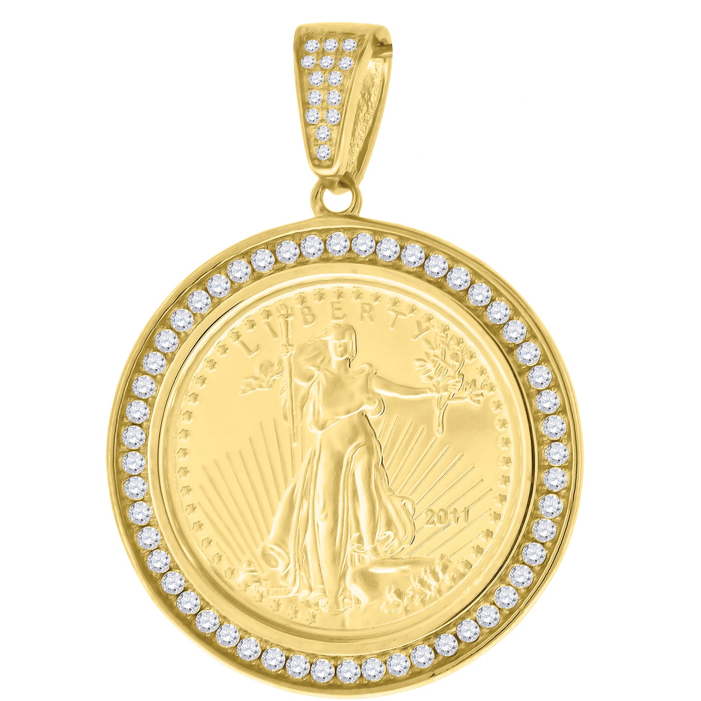 925-Cz Medalian Charm