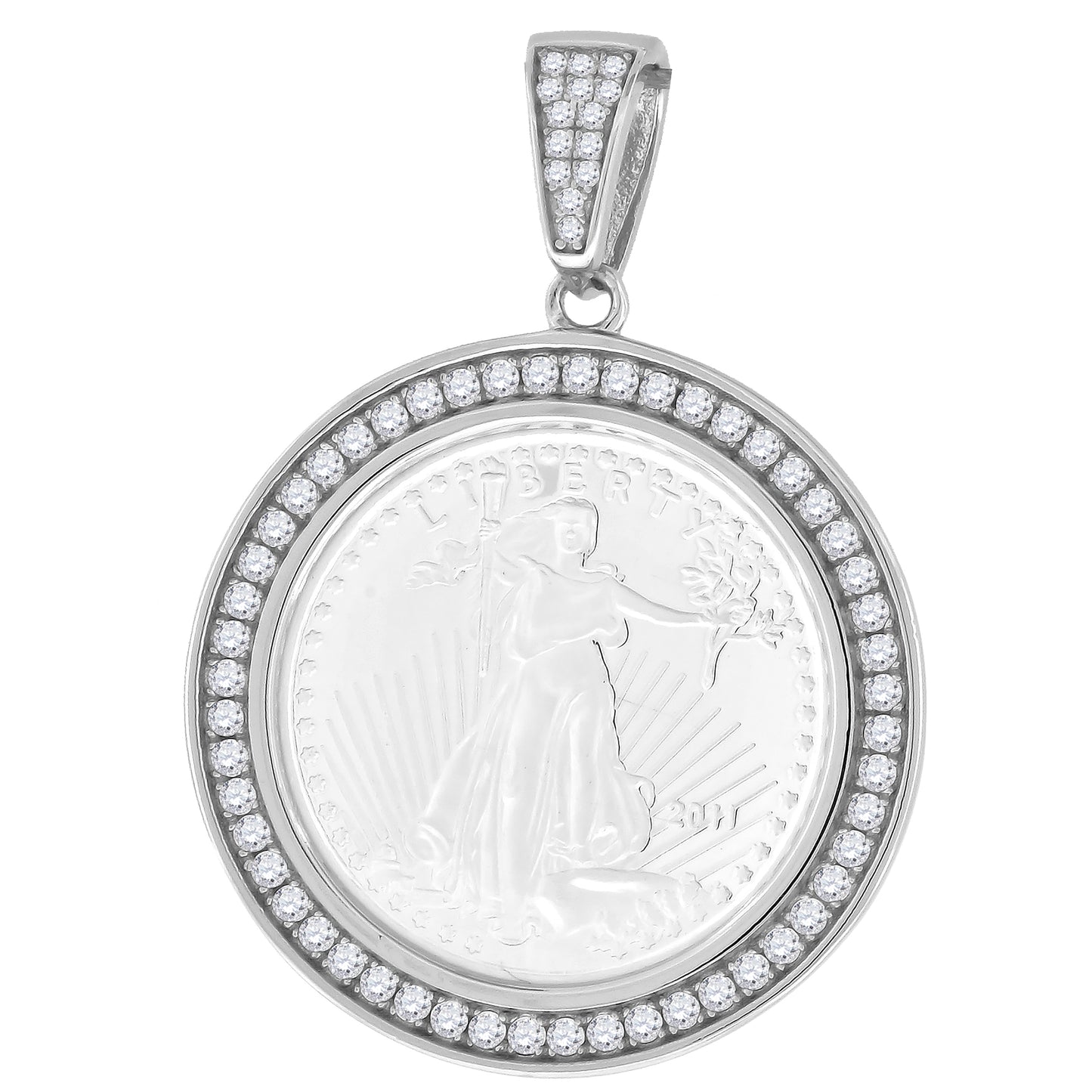 925-Cz Medalian Charm