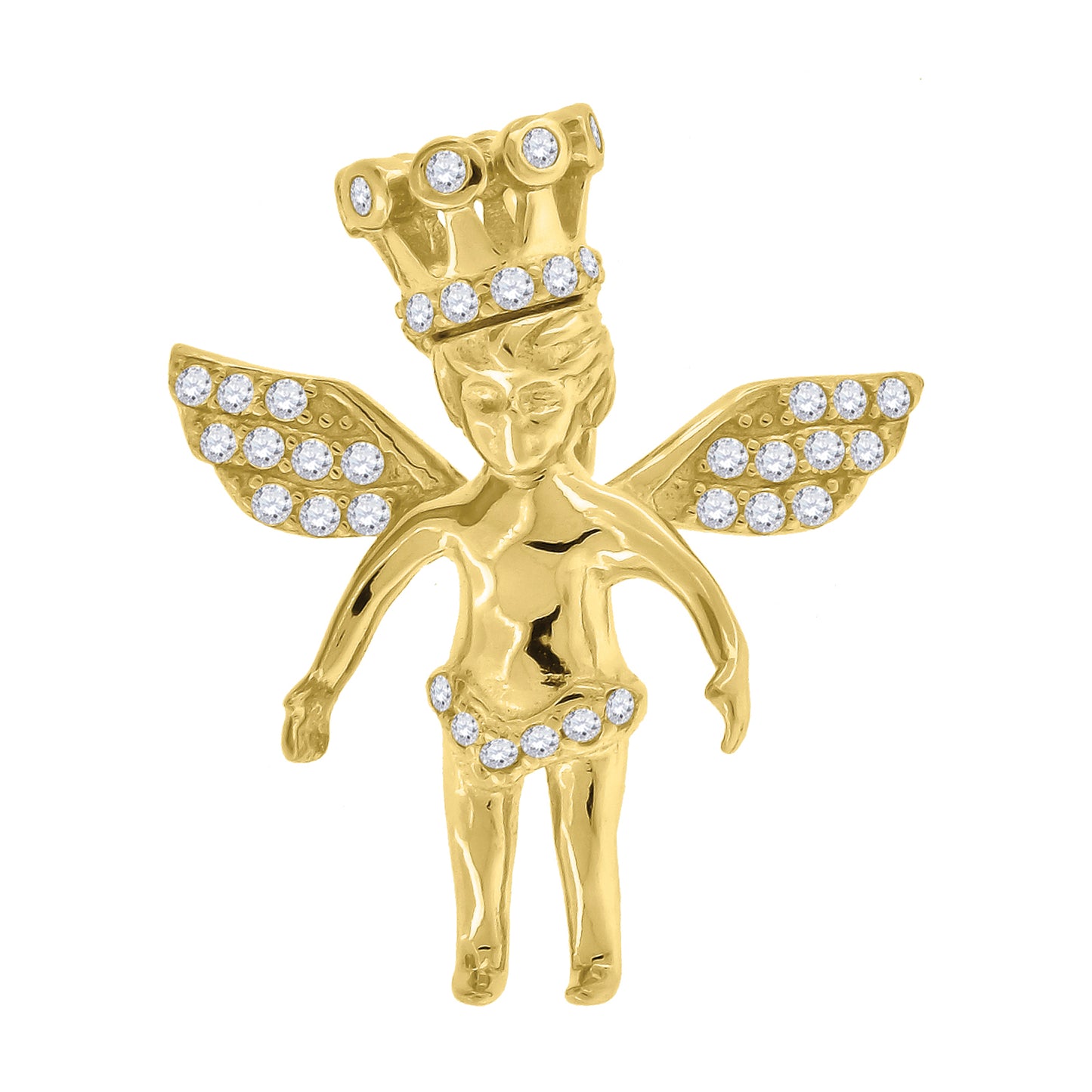 925-Cz Angel Charm