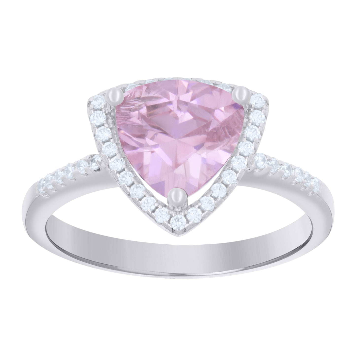 925 Sterling Silver Cz Ring S6