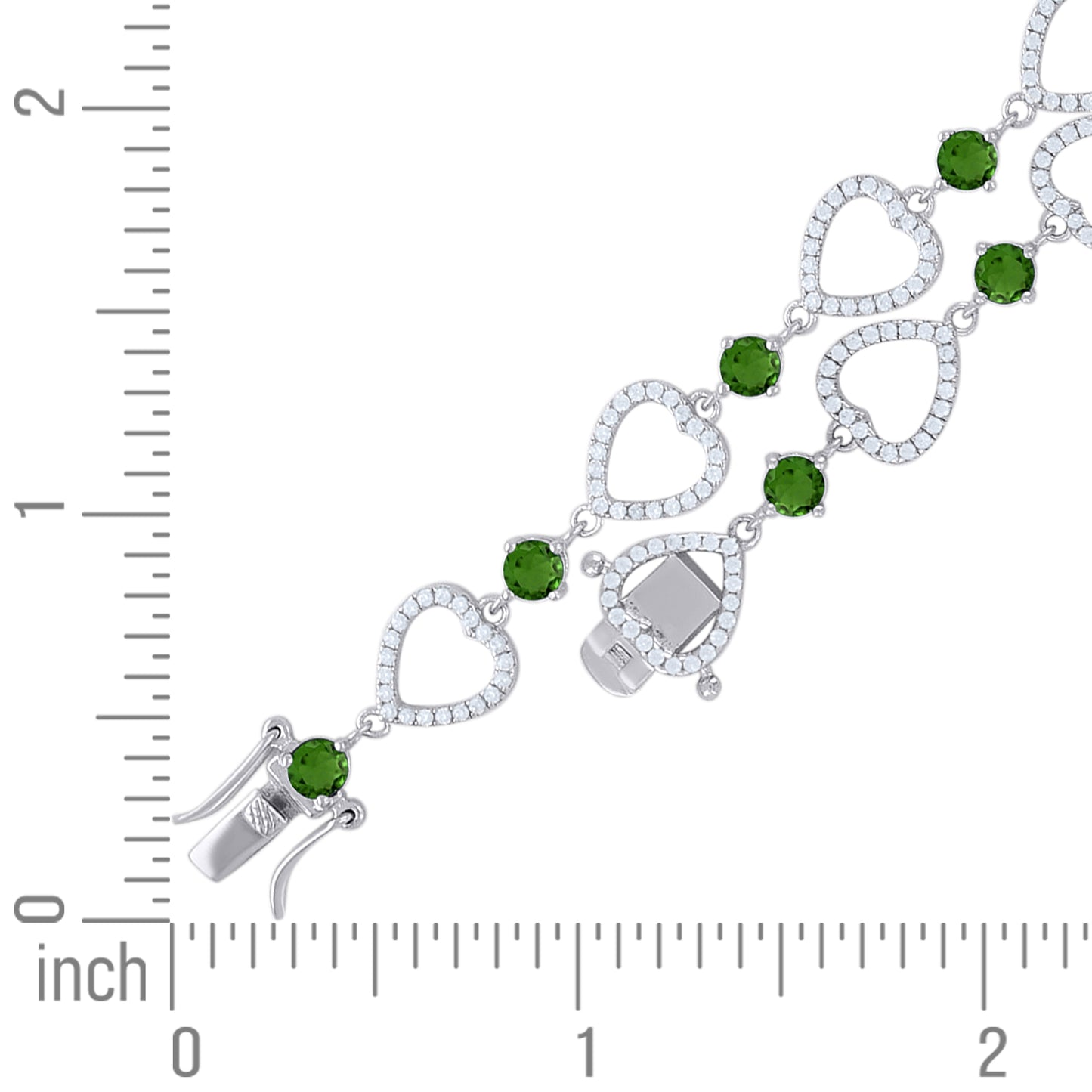 925 Sterling Silver Cz Bracelet